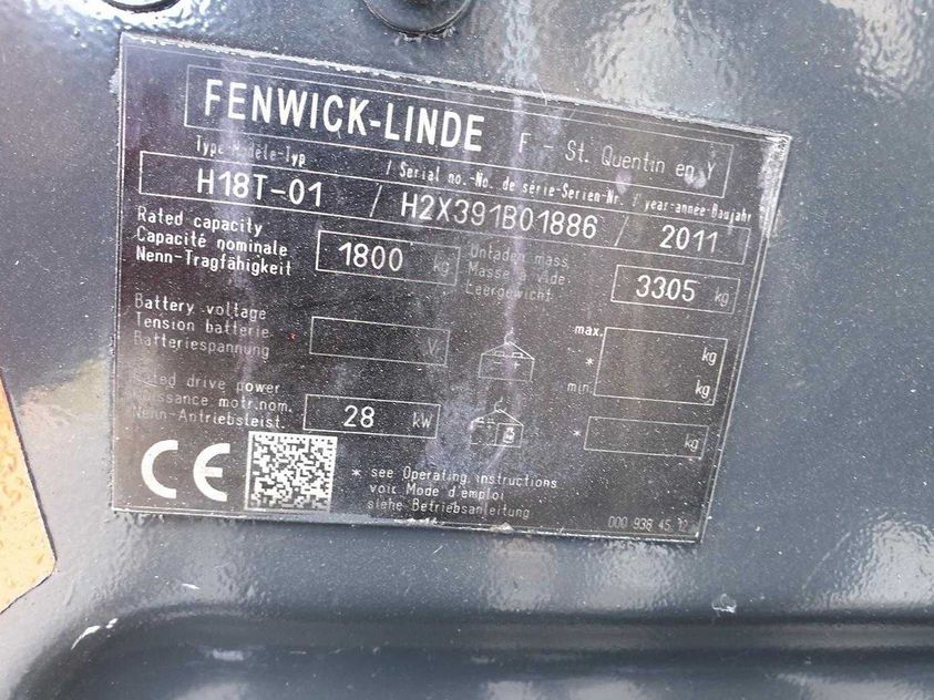 Газовий навантажувач LINDE H18T-01