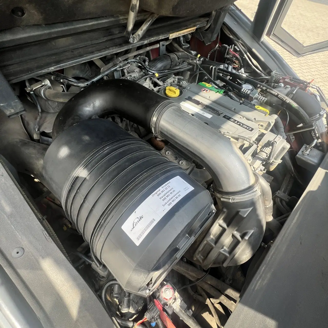 Дизельный погрузчик LINDE H60D-03 с новым позиционером вил + 2 пары новых вил