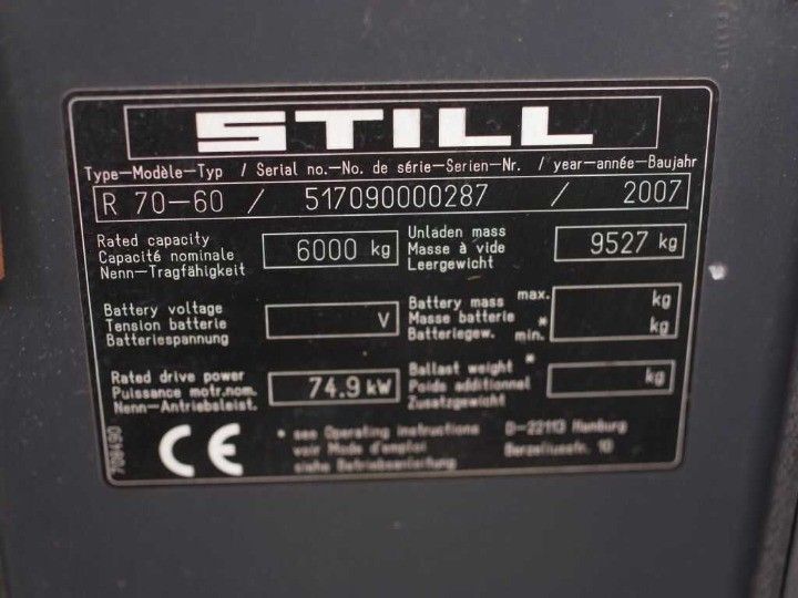 Дизельний навантажувач STILL R70-60