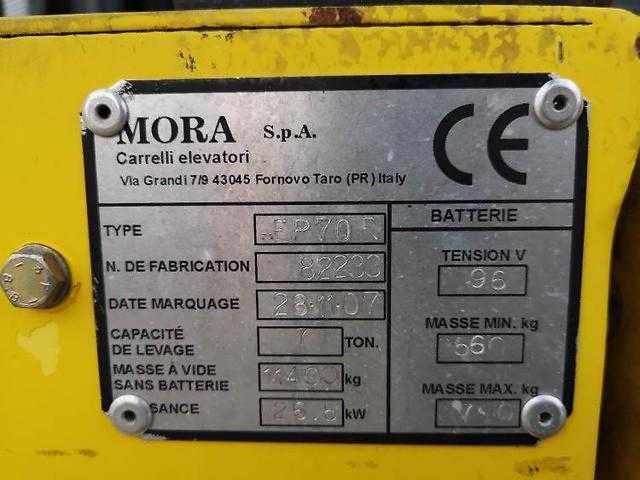 Електричний навантажувач MORA EP70-R