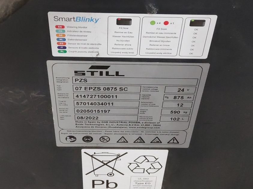 Електричний навантажувач STILL RX 50-13 трьохопорний