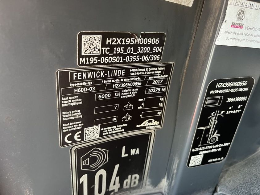 Дизельний навантажувач LINDE H60D-03