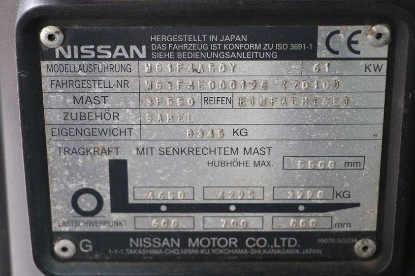 Дизельний навантажувач NISSAN WG1F4A50Y