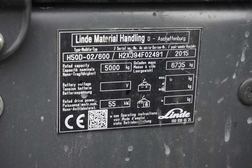 Дизельний навантажувач Linde H 50 D