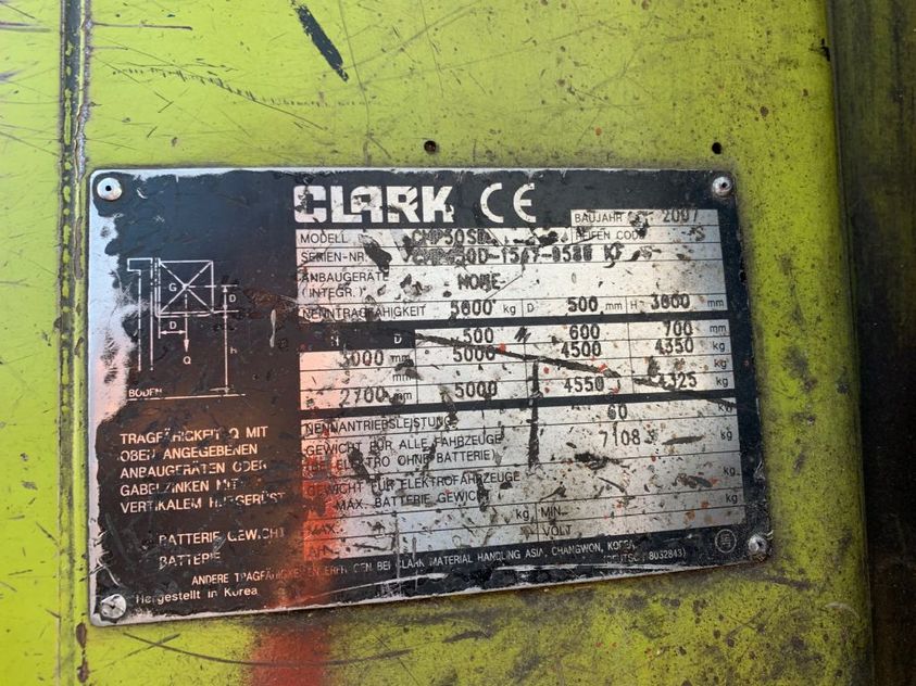 Дизельний навантажувач CLARK CMP50SD, під контейнер