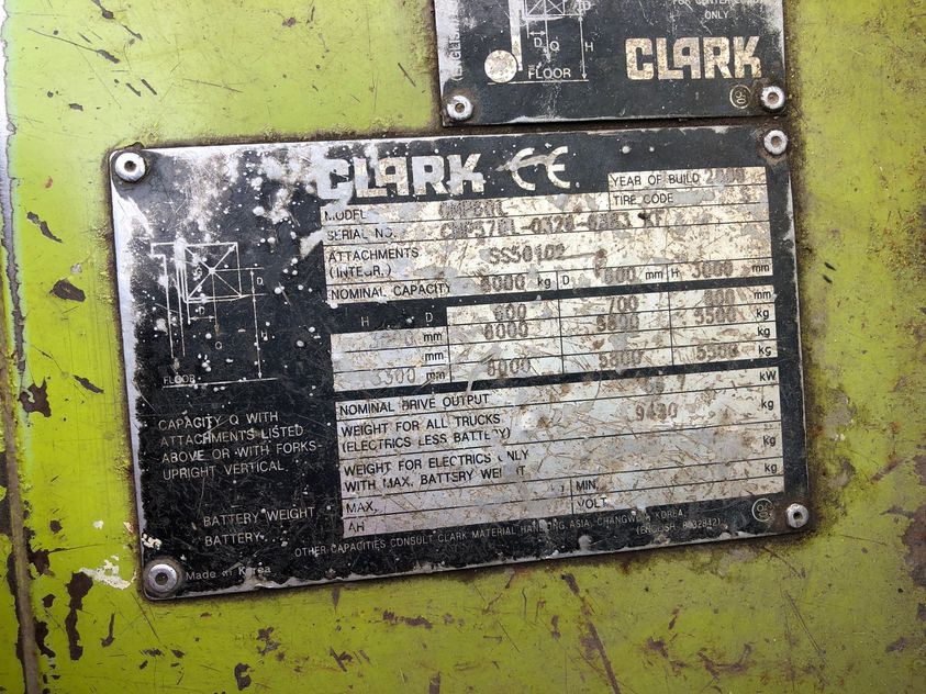 Газовый погрузчик Clark CMP60L
