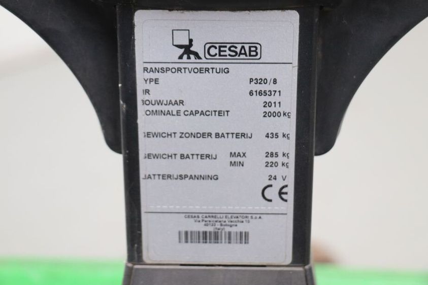 Електричний візок CESAB P320/8 з платформою оператора