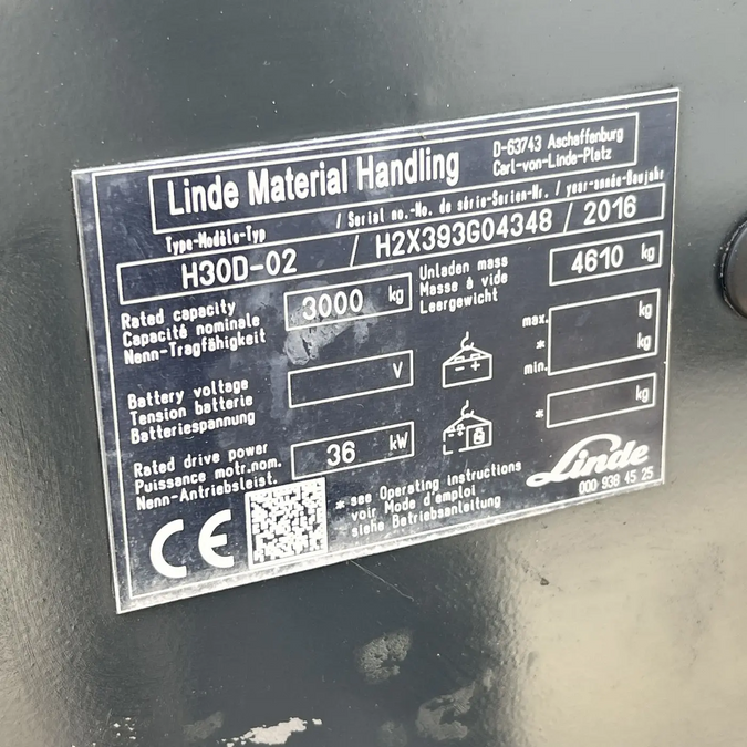 Дизельний навантажувач LINDE H30D