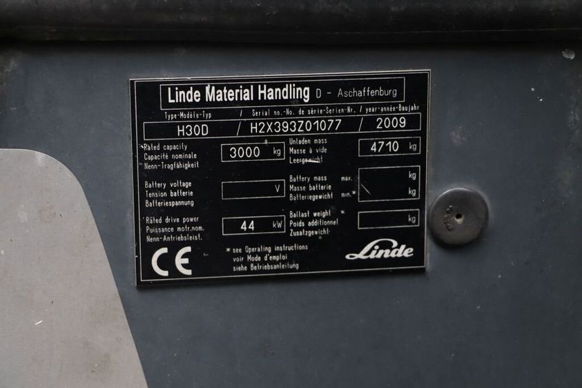Дизельний навантажувач LINDE H30D