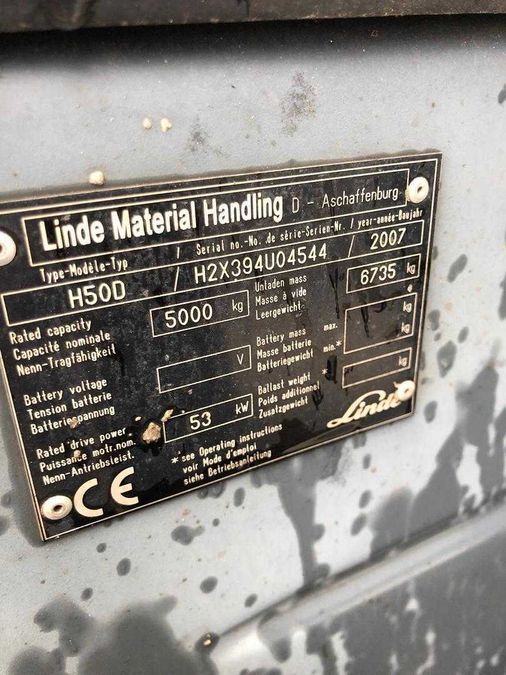 Дизельный погрузчик LINDE H50D