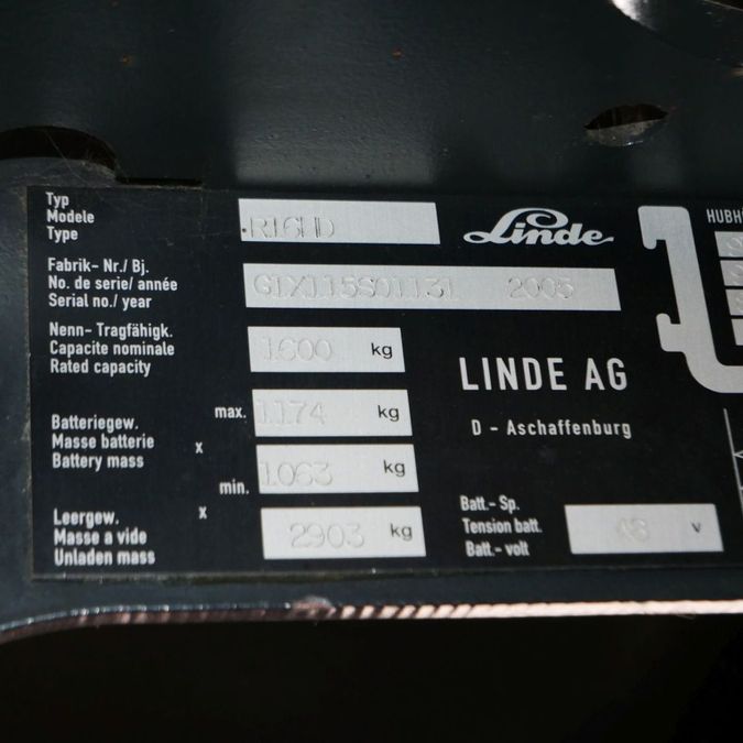Ричтрак LINDE R16HD (115-03)