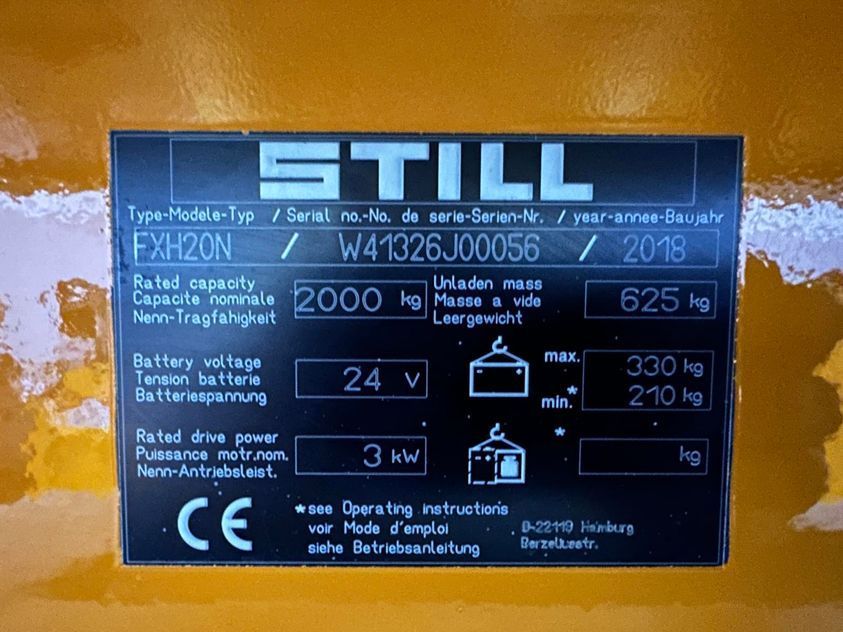 Електричний візок Still FXH 20N