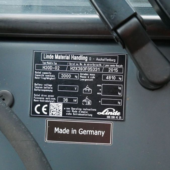 Дизельний навантажувач LINDE H30D-02