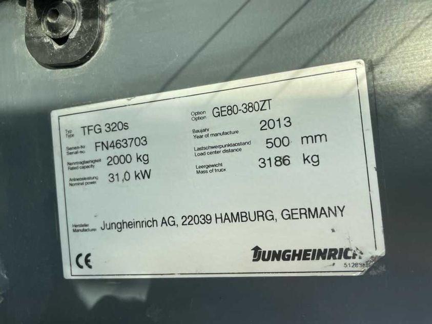Газовый погрузчик JUNGHEINRICH  TFG 320S