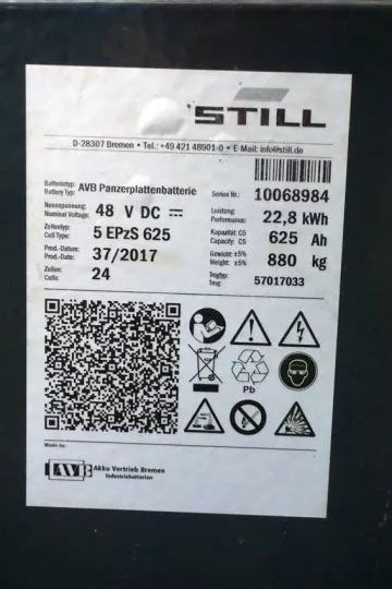 Електричний навантажувач STILL RX20-16 трьохопорний