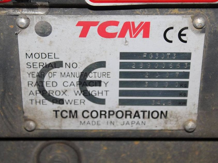 Газовый погрузчик TCM FG 30 T3