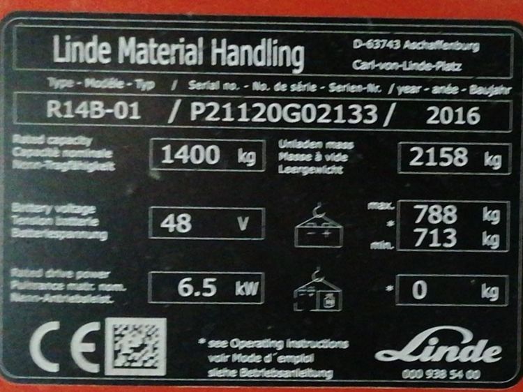 Річтрак LINDE R14B-01