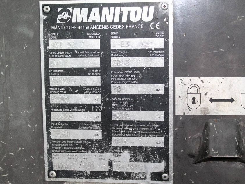 Дизельний навантажувач підвищеної прохідності MANITOU MSI 50 (позашляховий)