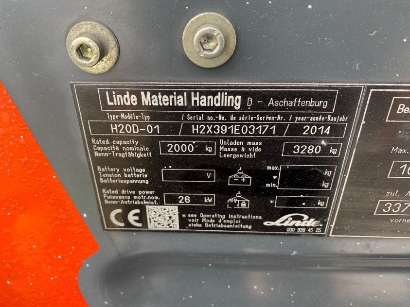 Дизельный погрузчик LINDE H20D-01