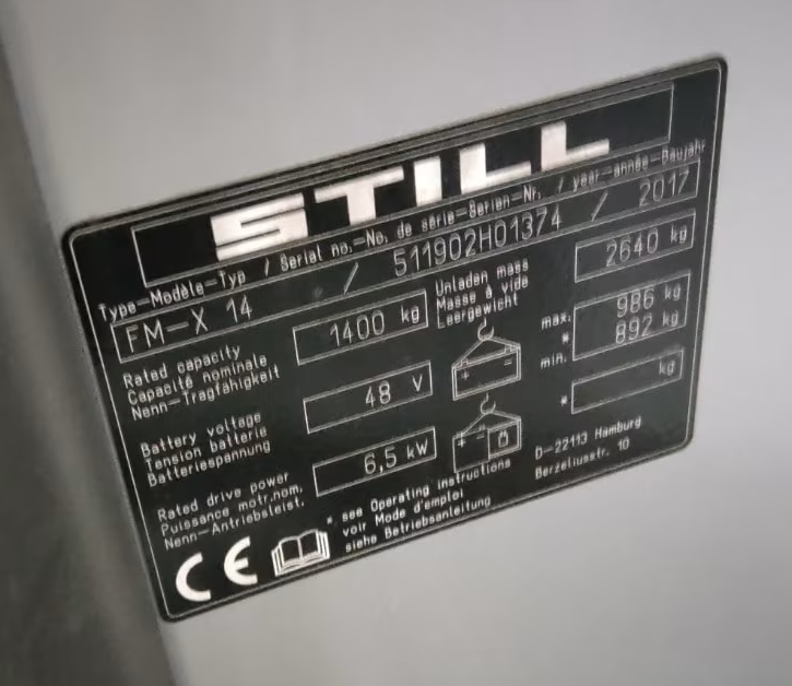 Ричтрак STILL FM-X14