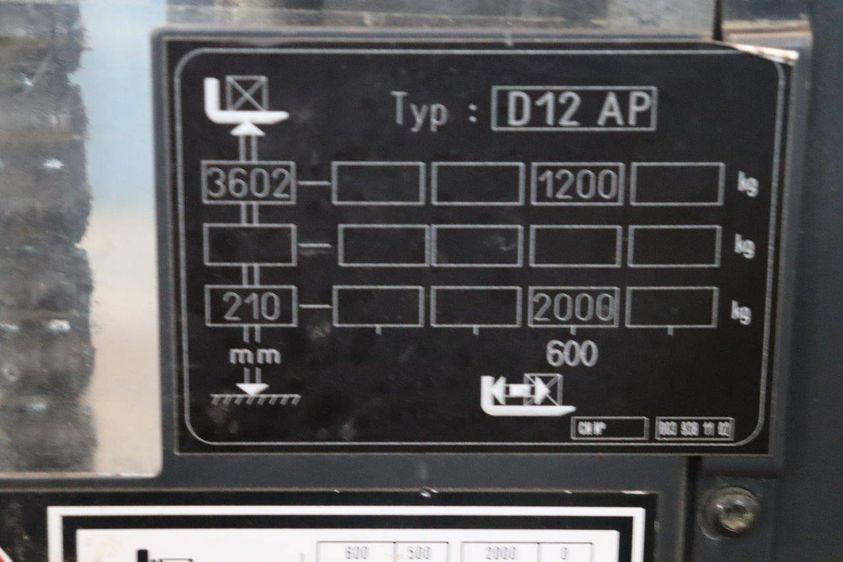 Электрический штабелер LINDE D12 AP
