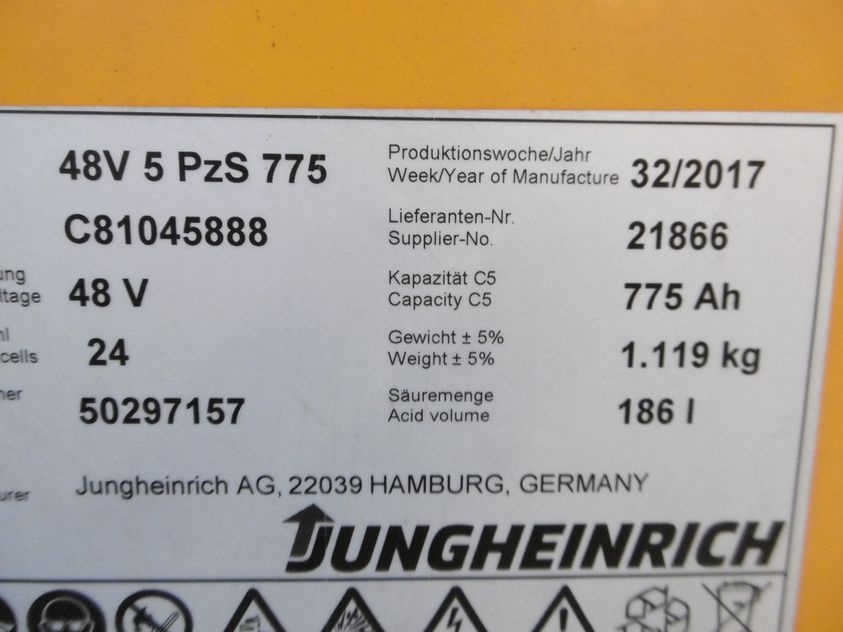 Річтрак Jungheinrich ETV 214 (DRIVE IN)