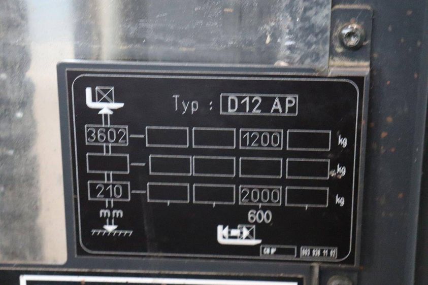 Електричний штабелер LINDE D12 AP