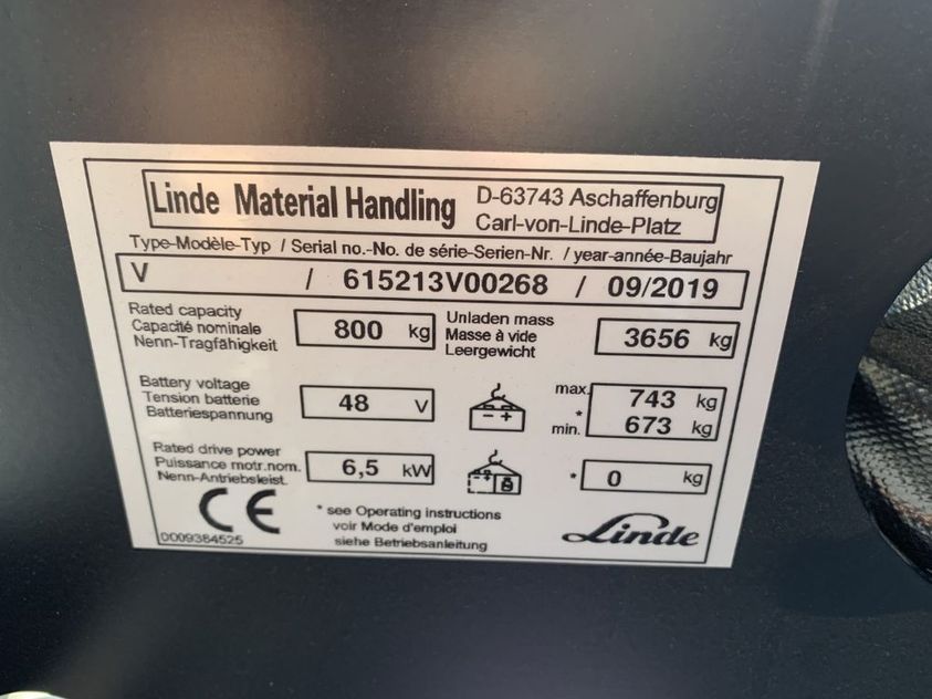 Комплектувальник замовлень Linde V (5213)
